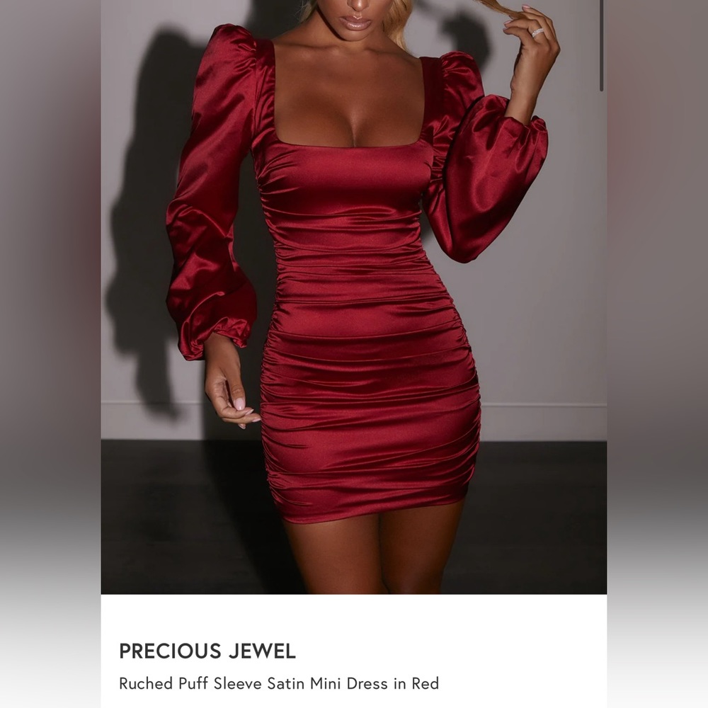 Oh Polly Precious Jewel Dress in Red - US Size 0